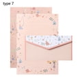 thumbnail image 1 of Vintage Floral Letter Stationery Set 6Pcs Writing Paper With 3Pcs Envelopes For School Office, 1 of 6