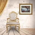 thumbnail image 3 of Calkins, Michelle 14x12 Gold Ornate Wood Framed with Double Matting Museum Art Print Titled - Tee Bird Pedal Car Angle, 3 of 4