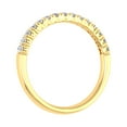 thumbnail image 2 of 1/4 Carat Round Diamond Ladies Wedding Band Ring in 10K Yellow Gold (Ring Size 10) (I1-I2 Clarity), 2 of 5
