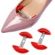 thumbnail image 4 of WORGEOUS Par de mini extensores de ancho ajustables para moldeadores de zapatos (rojo), 4 of 7