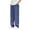 Blue, variant on BXINGOHAI Casual Big And Tall Pants For Men Solid Resistant Baggy Pants Solid Elastic Waistband Pants Loose Fit Outdoor Pant With Pocket Today Sales Black,XL