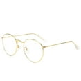 thumbnail image 1 of Small Round Classic Unisex Glasses with Transparent Lens Lightweight Non- Eyewear for Everyday Use, 1 of 2