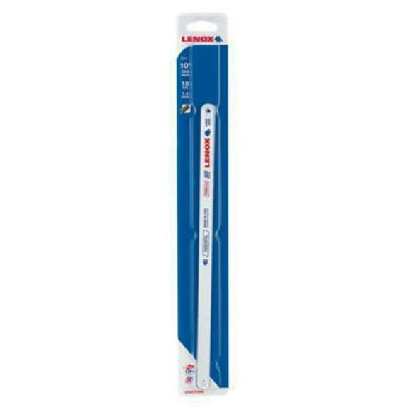 Lenox 20163T018HE T2 Bi-Metal Hacksaw Blade, 10", 18 TPI, 2-Pack, Each
