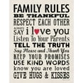 thumbnail image 2 of Marrott, Stephanie 26x32 Black Ornate Wood Framed with Double Matting Museum Art Print Titled - Family Rules, 2 of 4