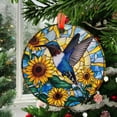 thumbnail image 2 of Hummingbird Ornament Sun Catcher with Mountain Window Hanging, Suncatchers for Windows Hanging, Lavender Wall Decor, for Women/Friends/Lover, 2025, Holiday Decoration, Seasonal, 2 of 5