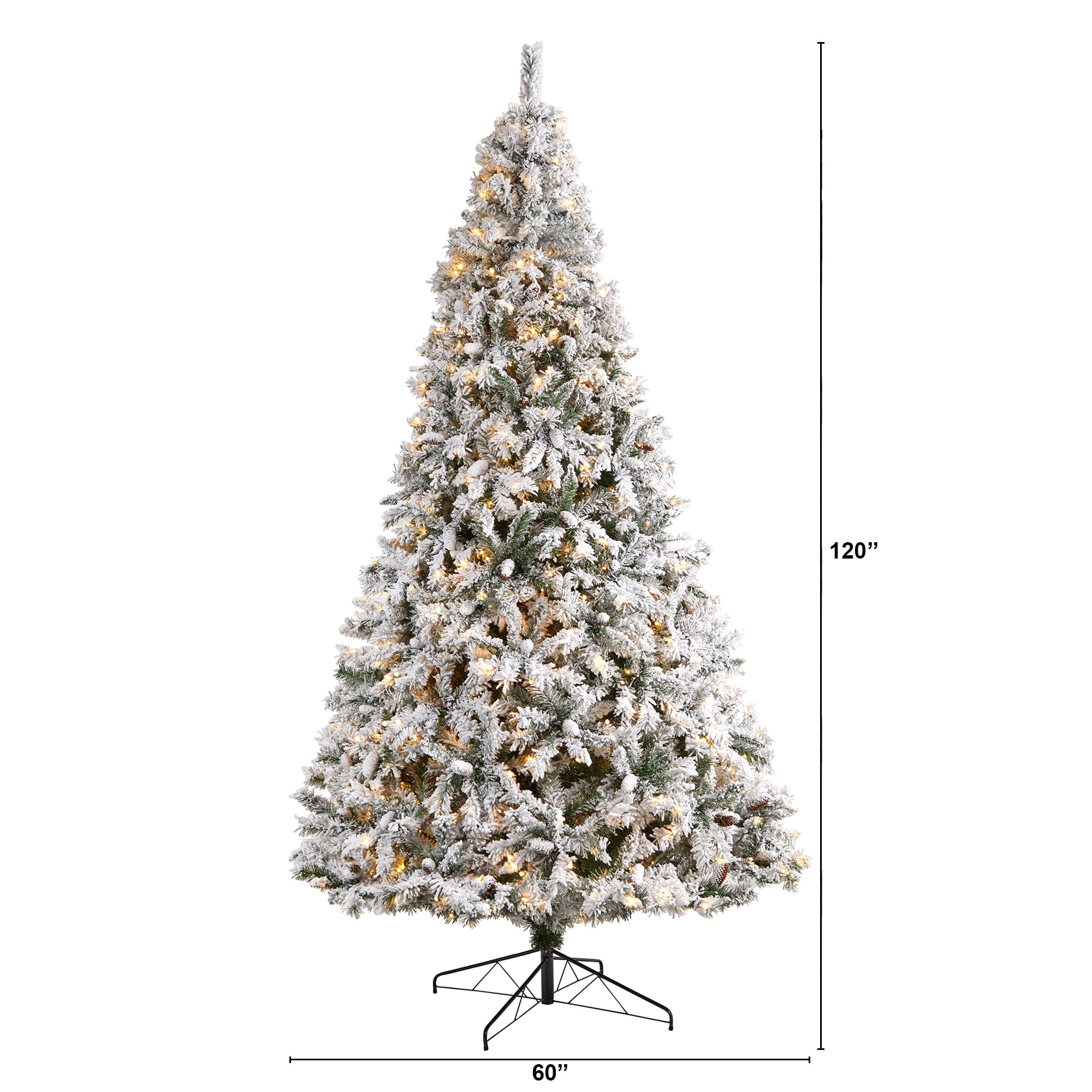 Flocked christmas trees 2024 at hobby lobby