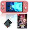 Nintendo Switch Lite Console Coral Bundle with Pokemon Shining Pearl