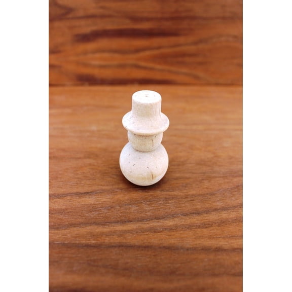 Snowman 1 3/8 X 2 7/8 Wood PKG 4 by Woodnshop