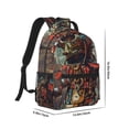 thumbnail image 2 of Xecao Tribal Futuristic Warrior Print Casual Backpack: A Computer Backpack Ideal for Men and Women, Perfect for College, School, or Daily Travels-One Size, 2 of 6