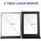 thumbnail image 2 of Large Folding Mirror,Travel Makeup Mirror with Adjustable Stand,Ultra-Thin Vanity Mirror, 2 of 5