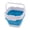 Blue, variant on Collapsible Silicone Paint Brush Washer Cup Portable Folding Water Bucket For Art Painting Blue 1 Count
