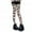 Black, variant on Women Pantyhose Hollow Out Irregular Ripped Holes Hot Girl Nightclub Party Skinny Elastic Lady Long Stockings