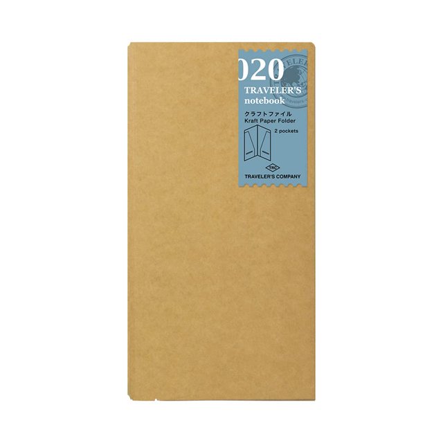 DESIGNPHIL Traveler's Notebook Refill Kraft File Tamaño regular 14332006