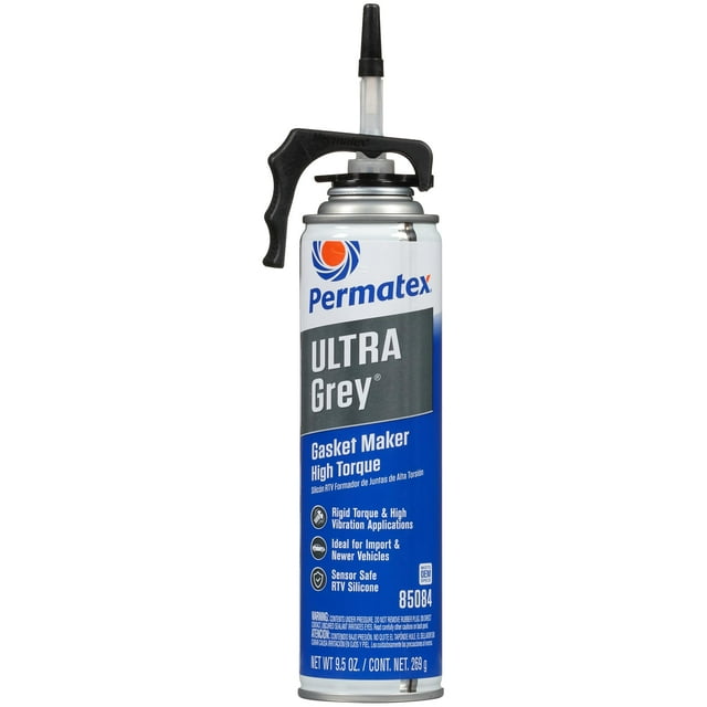 RTV rígido de alto par Permatex 85084 de Gasket Maker, ultra gris