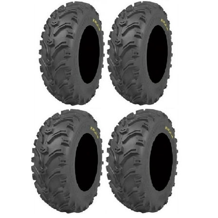 Full set of Kenda Bear Claw (6ply) 27x9-12 and 27x11-12 ATV Tires (4)