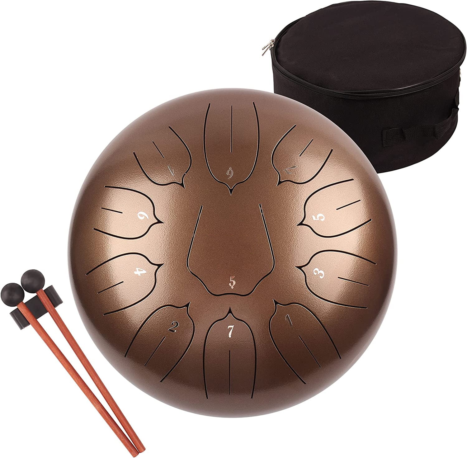 Rammerdrum Tongue Drum 15 12 Notes Banschiki-Cho, Percussions, Top