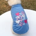 thumbnail image 6 of Pet Sweatshirt O Neck Casual Super Soft Pink Heart Print Dog Puppy Vest Pet Supplies, 6 of 8