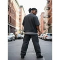 thumbnail image 7 of J. METHOD Men’s Cargo Pants Lightweight Comfy Jogger Fleece Elastic Waistband Workout Casual Active Sports Sweatpants NEMP17 Charcoal 4XL, 7 of 7