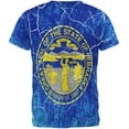 thumbnail image 2 of Nebraska Vintage Distressed State Flag All Over Mens T Shirt Multi X-LG, 2 of 2