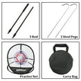 thumbnail image 3 of DEMACRIO Golf Training Equipment Chipping Net Absorbs Hits from Golf Balls 1Pack, 3 of 8