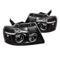thumbnail image 1 of 2004-2008 Ford F150 Black Halo Projector LED Headlights, 1 of 1