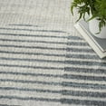 thumbnail image 3 of Nourison Astra Machine Washable Geometric Ivory Blue 5'3" x 7' Area Rug, (5x7), 3 of 10