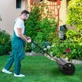 thumbnail image 3 of Gymax Lawn Roller Push/Tow Behind a Tractor Sod Drum Roller for Park Yard Garden Farm Black, 3 of 10