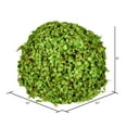 thumbnail image 2 of Vickerman 8'' Artificial Green Mini Leaves Ball., 2 of 2