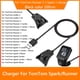 thumbnail image 1 of Cargador de reloj inteligente con cable de datos USB universal para TomTom Spark/Runner Series, 1 of 9