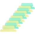 thumbnail image 3 of WASHWEPE 20Pcs Hanging Folder Tabs Inserts for Files Clear Design Yellow Plastic File Classification, 3 of 8