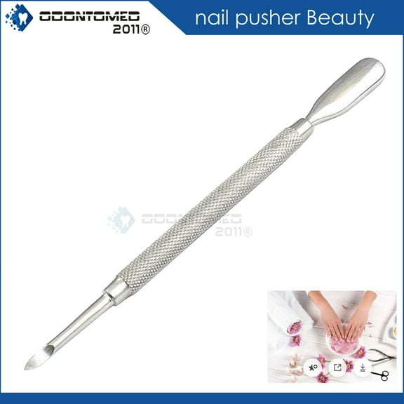 OdontoMed2011 Cuticle Pusher Professional Combo Stainless Steel Beauty Tools