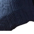 thumbnail image 2 of Jose 3 Piece King Size Comforter Set - Matching Shams - Jacquard Navy Blue, 2 of 5