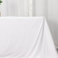 thumbnail image 4 of BalsaCircle 90x156 in White Scuba Polyester Rectangle Tablecloth Party Events Reception Decorations Supplies, 4 of 8