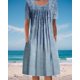 thumbnail image 3 of Vestido Medlor para mujer con estampado floral bohemio de verano y bolsillos, 3 of 6