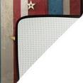 thumbnail image 4 of FREEAM 4th of July Non Slip Area Rug for Living Dinning Room Bedroom Kitchen, 3' x 5'(39 x 60 Inch), USA Flag Stripe Stars Nursery Rug Floor Carpet Yoga Mat, 4 of 6