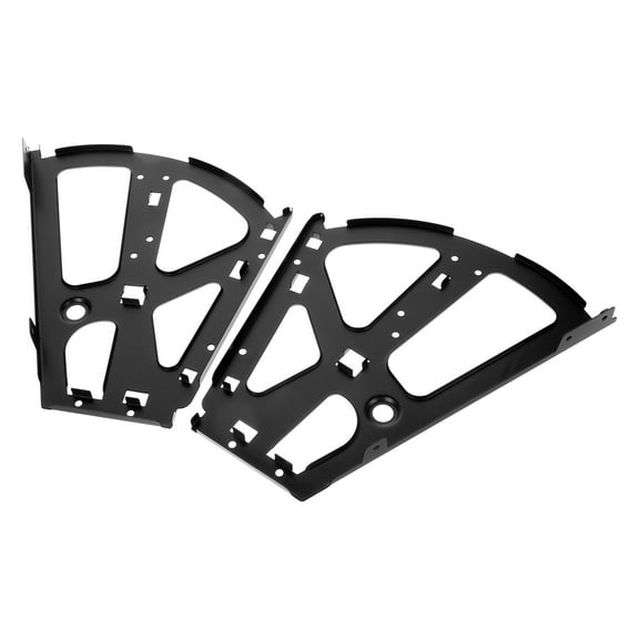 Hemoton 2 Pcs Shoe Drawer Cabinet Hinge Rack Replacement Parts Black