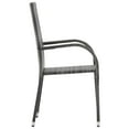 thumbnail image 5 of vidaXL 7 Piece Garden Dining Set Grey, 5 of 5