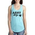 thumbnail image 1 of ARMY WIFE WITH DOGTAGS Racerback Tank, 1 of 3