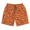 thumbnail image 5 of Goofa Pizza Printed Mens Swim Trunks Summer Quick Dry Short Beach Swimwear Bathing Suits-XX-Large, 5 of 9