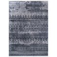 thumbnail image 3 of HR - 5x7 Rug Moroccan Pattern Anker Design Area Rugs Black Gray Silver Color, 3 of 11