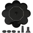 thumbnail image 1 of Solar Fountain Pump Flower Shape Solar Powered Birdbath Fountain Pump with 4 Water Spray Effects Garden Water Pump Outdoor Water Feature for Small Pond Pool and Fish Tank, 1 of 11