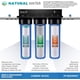 thumbnail image 2 of iSpring F3WGB32BM - Paquete de filtro para agua de repuesto de 3 etapas, 4.5 x 20 pulgadas para WGB32BM, 2 of 8