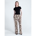 thumbnail image 2 of Scoop Women’s and Women's Plus Mineral Washed Fleece Flare Leg Sweatpants, Sizes XS-4X, 2 of 5