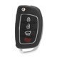 thumbnail image 3 of Llavero Inteligente, Llavero Plegable Portátil TQ8-RKE-4F16 Resistente Al Desgaste, Antiarañazos, 4 Botones, ABS Sensible, Negro Para Coche, 3 of 8
