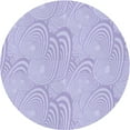 thumbnail image 1 of Ahgly Company Machine Washable Indoor Round Transitional Purple Mimosa Purple Area Rugs, 6' Round, 1 of 7