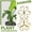 A, variant on Pot Iron Plant Fixing Tool for Garden Metal Vine Support Stake with Rust Resistant Coating Stem Holder for Climbing Flowers and Tomato Trellis