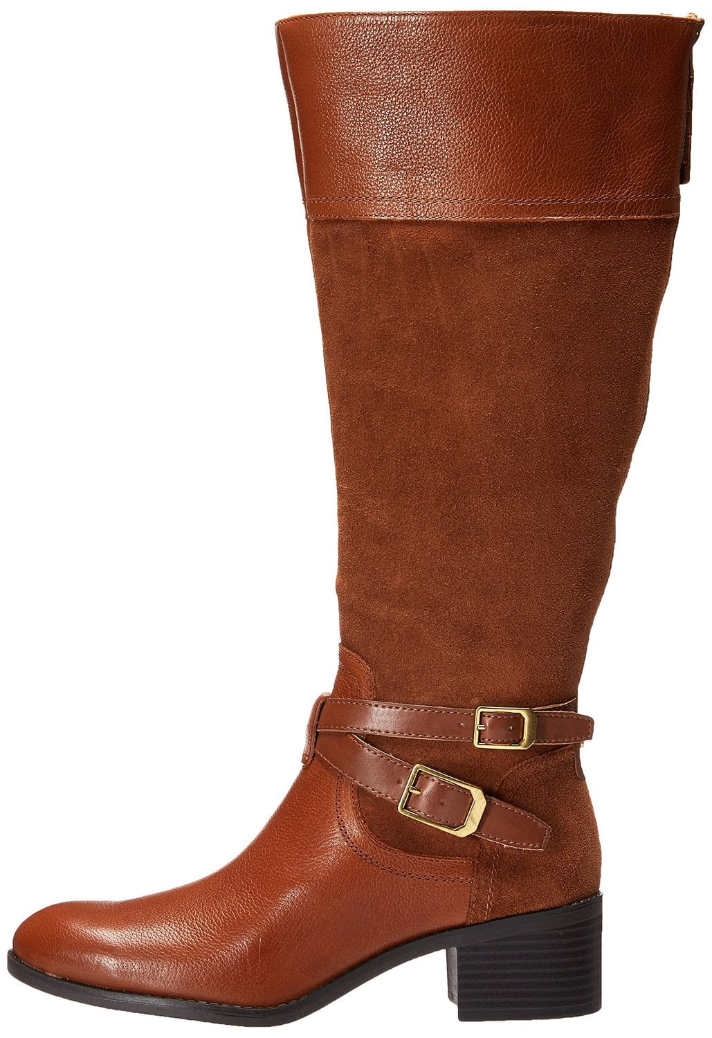 franco sarto wide calf suede boots