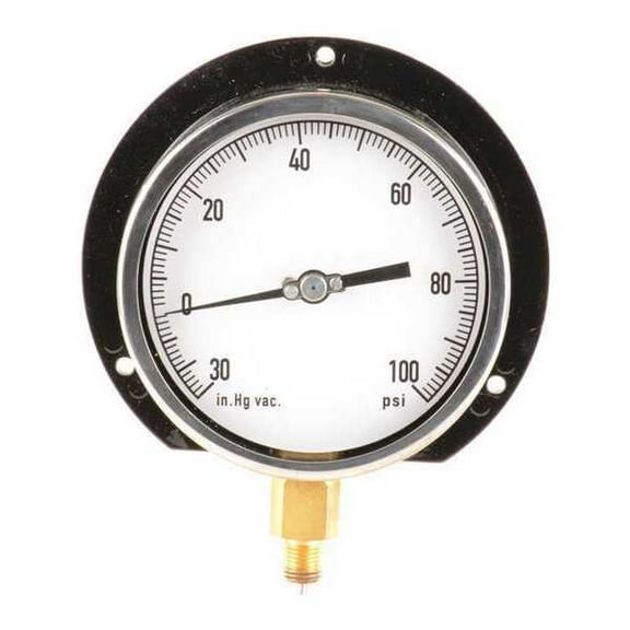 Manufacturer Varies Vacuum Gauge,Process,4-1/2 In 11A483