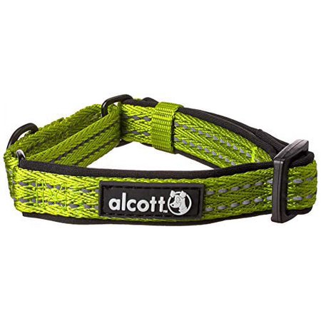 UPC: 0849910105241 | Alcott Martingale Collar With Reflective Stitching & Neoprene Padding Small Green