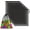 Black, variant on 6 count Mesh Bags Drawstring, 14x17 Inch with Lock, Multipurpose Storage Bags for Gym, Balls, Beach, Laundry(Black)
